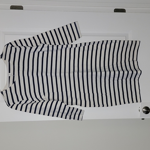 Old Navy Dresses & Skirts - Old Navy Blue and White Striped Midi Dress